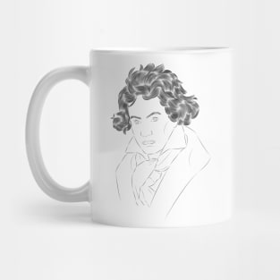 Ludwig Van Beethoven - portrait Mug